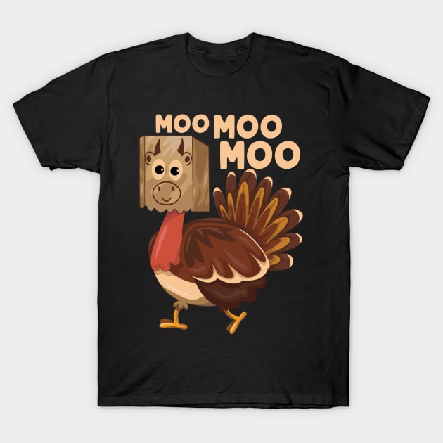 Fake Cow Moo Moo Moo To enable all products, your file T-Shirt by RahimKomekow